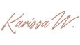 karissa W signature text