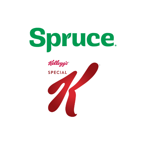 spruceit and special K brand logo Image of Spruce and Special K Kelloggs brand logo